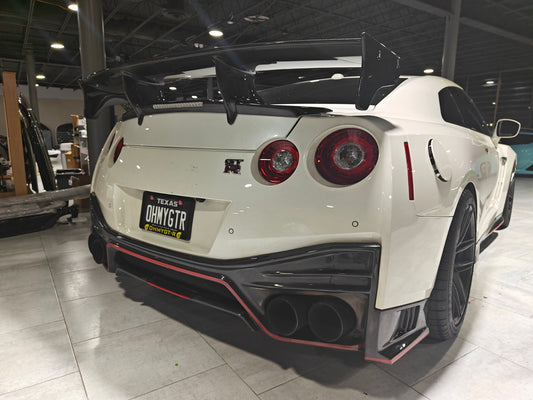 EPR TS Style Carbon Fiber Rear Spoiler Wing for Nissan GTR GT-R R35 2008-ON - Performance SpeedShop