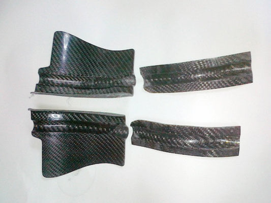 Nissan GTR R35 CBA 2008 2009 2010 2011 with Aftermarket Parts - Rear Brake Cooling Kit Set Carbon Fiber / FRP from EPR USA