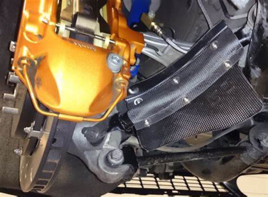 Nissan GTR R35 CBA 2008 2009 2010 2011 with Aftermarket Parts - Rear Brake Cooling Kit Set Carbon Fiber / FRP from EPR USA