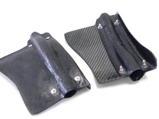 Nissan GTR R35 CBA 2008 2009 2010 2011 with Aftermarket Parts - Rear Brake Cooling Kit Set Carbon Fiber / FRP from EPR USA