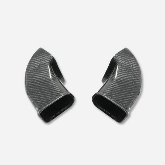 Nissan GTR R35 CBA DBA 2008 2009 2010 2011 2012 2013 2014 2015 2016 with Aftermarket Parts - Hood Air Tunnel Carbon Fiber / FRP from EPR USA