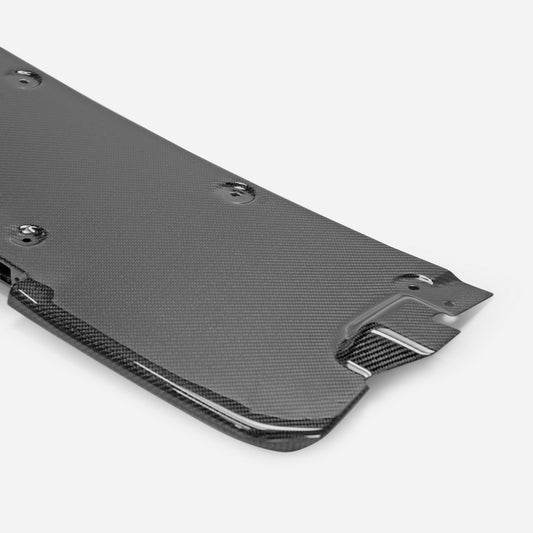 Nissan GTR R35 CBA DBA 2008 2009 2010 2011 2012 2013 2014 2015 2016 with Aftermarket Parts - TS Style Replacement Rear Under Bumper Carbon Fiber / FRP from EPR USA