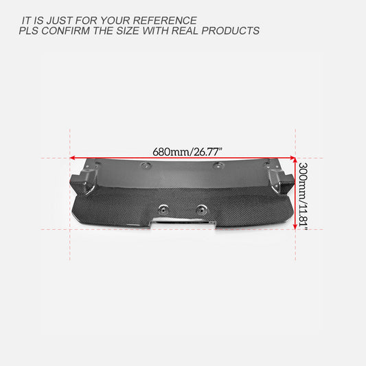 Nissan GTR R35 CBA DBA 2008 2009 2010 2011 2012 2013 2014 2015 2016 with Aftermarket Parts - TS Style Replacement Rear Under Bumper Carbon Fiber / FRP from EPR USA