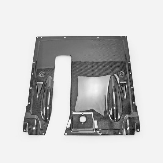 Nissan GTR R35 CBA DBA 2008 2009 2010 2011 2012 2013 2014 2015 2016 with Aftermarket Parts - TS Style Replacement Rear Under Bumper Carbon Fiber / FRP from EPR USA