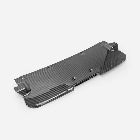 Nissan GTR R35 CBA DBA 2008 2009 2010 2011 2012 2013 2014 2015 2016 with Aftermarket Parts - TS Style Replacement Rear Under Bumper Carbon Fiber / FRP from EPR USA