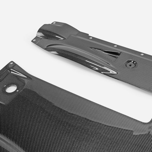 Nissan GTR R35 CBA DBA 2008 2009 2010 2011 2012 2013 2014 2015 2016 with Aftermarket Parts - TS Style Replacement Rear Under Bumper Carbon Fiber / FRP from EPR USA