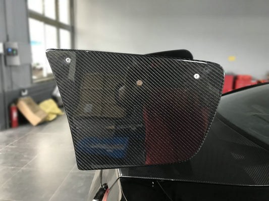 Nissan GTR R35 CBA DBA EBA 2008 2009 2010 2011 2012 2013 2014 2015 2016 2017 2018 2019 2020 2021 2022 2023 2024 with Aftermarket Parts - VTX Style Rear GT Spoiler Carbon Fiber / FRP from EPR USA