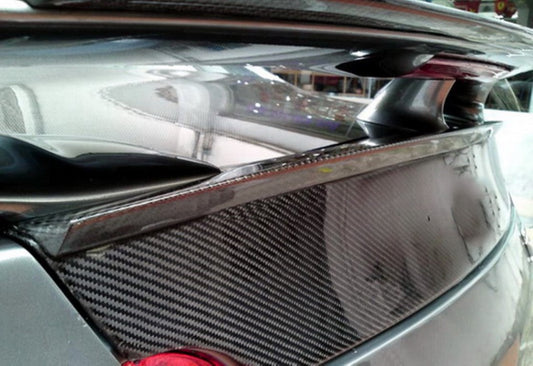 Nissan GTR R35 CBA DBA EBA 2008 2009 2010 2011 2012 2013 2014 2015 2016 2017 2018 2019 2020 2021 2022 2023 2024 with Aftermarket Parts - Trunk Boot Lip Spoiler Carbon Fiber / FRP from EPR USA