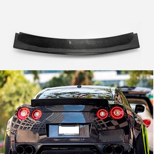 Nissan GTR R35 CBA DBA EBA 2008 2009 2010 2011 2012 2013 2014 2015 2016 2017 2018 2019 2020 2021 2022 2023 2024 with Aftermarket Parts - LB Style Trunk Spoiler Carbon Fiber / FRP from EPR USA