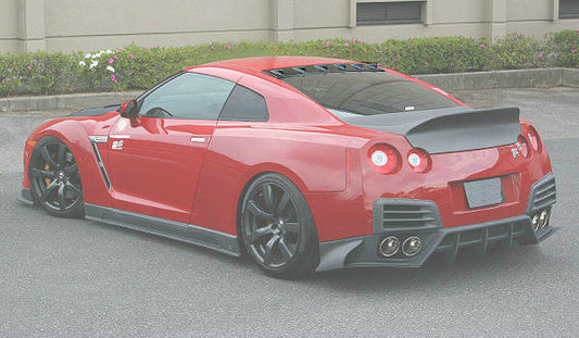 Nissan GTR R35 CBA DBA EBA 2008 2009 2010 2011 2012 2013 2014 2015 2016 2017 2018 2019 2020 2021 2022 2023 2024 with Aftermarket Parts - Vortex Generator Roof Spoiler Carbon Fiber / FRP from EPR USA