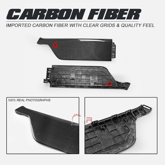 Nissan GTR R35 CBA DBA 2008 2009 2010 2011 2012 2013 2014 2015 2016 with Aftermarket Parts - Rear Shifter Console Cover Carbon Fiber / FRP from EPR USA