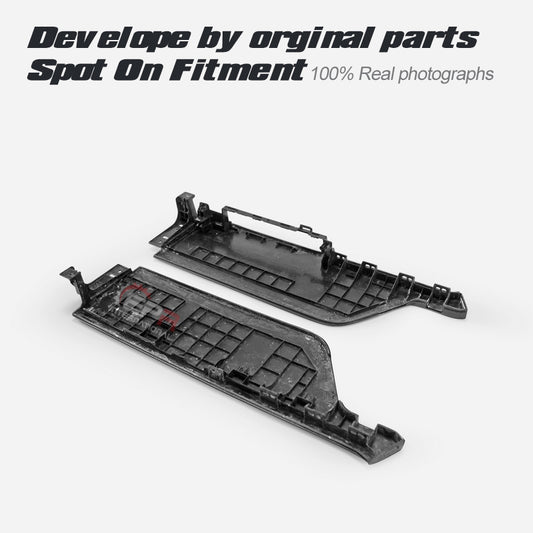 Nissan GTR R35 CBA DBA 2008 2009 2010 2011 2012 2013 2014 2015 2016 with Aftermarket Parts - Rear Shifter Console Cover Carbon Fiber / FRP from EPR USA