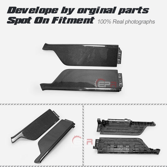 Nissan GTR R35 CBA DBA 2008 2009 2010 2011 2012 2013 2014 2015 2016 with Aftermarket Parts - Rear Shifter Console Cover Carbon Fiber / FRP from EPR USA
