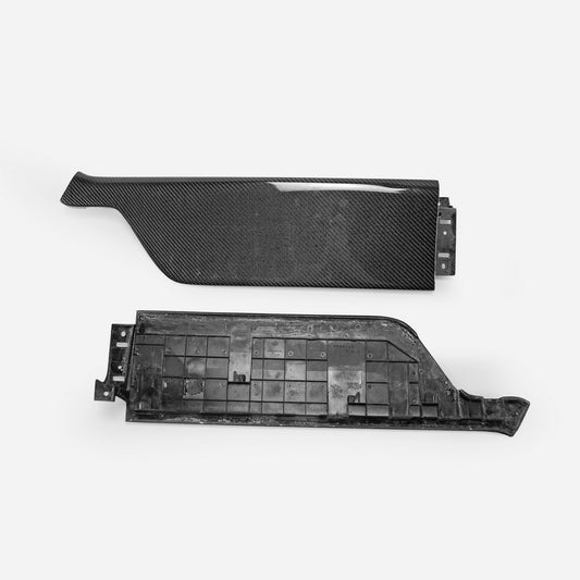 Nissan GTR R35 CBA DBA 2008 2009 2010 2011 2012 2013 2014 2015 2016 with Aftermarket Parts - Rear Shifter Console Cover Carbon Fiber / FRP from EPR USA