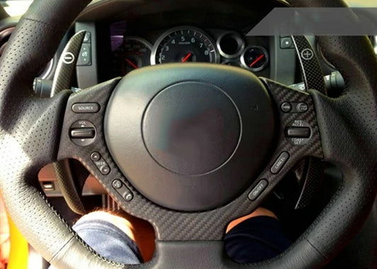 Nissan GTR R35 CBA DBA 2008 2009 2010 2011 2012 2013 2014 2015 2016 with Aftermarket Parts - Steering Wheel Switch Panel Cover Carbon Fiber / FRP from EPR USA