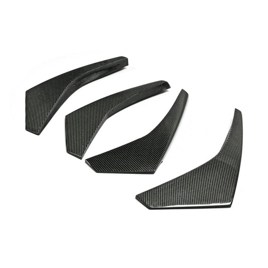 Nissan GTR R35 DBA 2012 2013 2014 2015 2016 with Aftermarket Parts - Front Bumper Canard Carbon Fiber / FRP from EPR USA