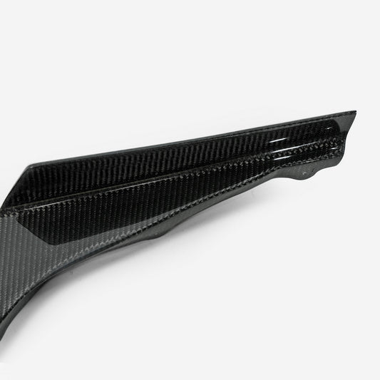 Nissan GTR R35 DBA 2012 2013 2014 2015 2016 with Aftermarket Parts - KS Style Front Bumper Canard Carbon Fiber / FRP from EPR USA