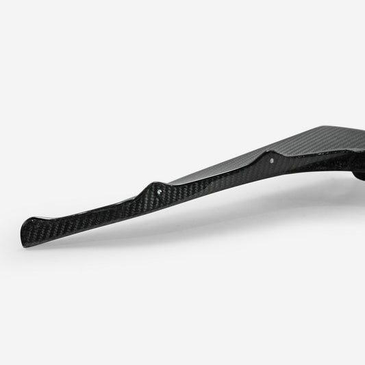 Nissan GTR R35 DBA 2012 2013 2014 2015 2016 with Aftermarket Parts - KS Style Front Bumper Canard Carbon Fiber / FRP from EPR USA