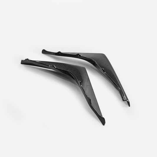 Nissan GTR R35 DBA 2012 2013 2014 2015 2016 with Aftermarket Parts - KS Style Front Bumper Canard Carbon Fiber / FRP from EPR USA