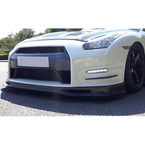 Nissan GTR R35 DBA 2012 2013 2014 2015 2016 with Aftermarket Parts - Front Lip Carbon Fiber / FRP from EPR USA