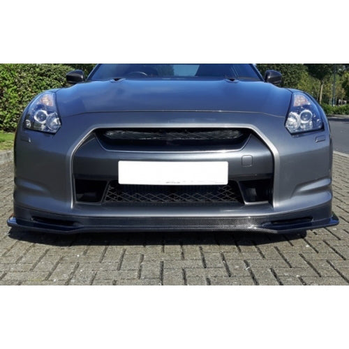 Nissan GTR R35 DBA 2012 2013 2014 2015 2016 with Aftermarket Parts - Front Lip Carbon Fiber / FRP from EPR USA
