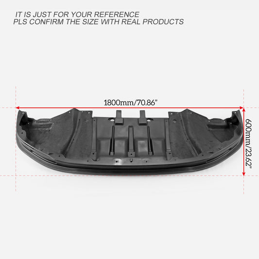 Nissan GTR R35 DBA 2012 2013 2014 2015 2016 with Aftermarket Parts - EPA Style Front Lip Diffuser With brake duct Carbon Fiber / FRP from EPR USA