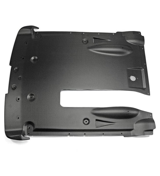 Nissan GTR R35 DBA 2012 2013 2014 2015 2016 with Aftermarket Parts - Rear Under Bottom Diffuser Carbon Fiber / FRP from EPR USA