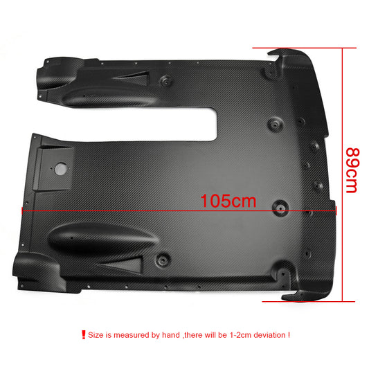 Nissan GTR R35 DBA 2012 2013 2014 2015 2016 with Aftermarket Parts - Rear Under Bottom Diffuser Carbon Fiber / FRP from EPR USA