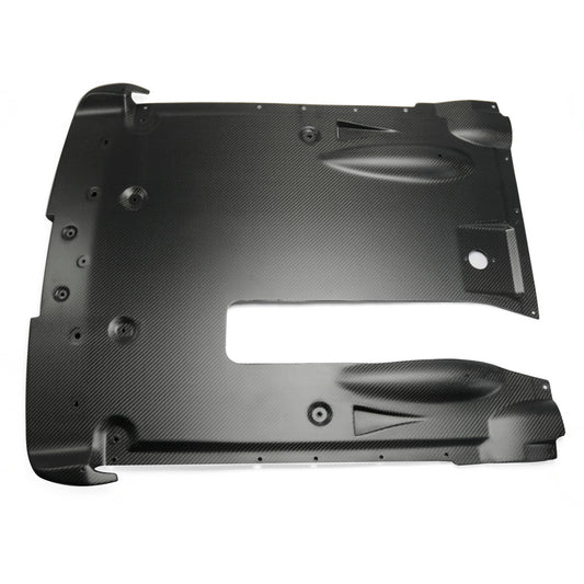 Nissan GTR R35 DBA 2012 2013 2014 2015 2016 with Aftermarket Parts - Rear Under Bottom Diffuser Carbon Fiber / FRP from EPR USA