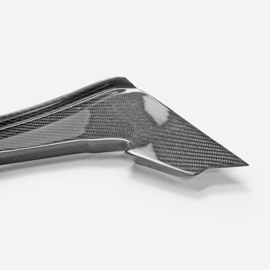 Nissan GTR R35 EBA 2017 2018 2019 2020 2021 2022 2023 2024 with Aftermarket Parts - TSVS Style Front Bumper Canard Carbon Fiber from EPR USA