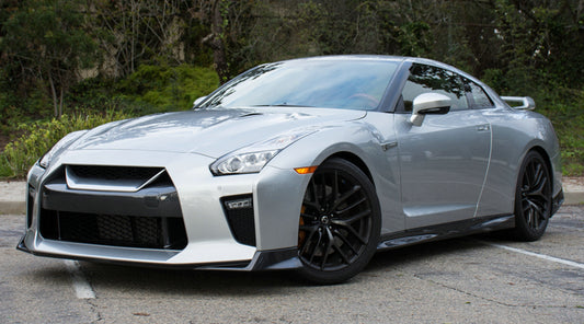 Nissan GTR R35 EBA 2017 2018 2019 2020 2021 2022 2023 with Aftermarket Parts - Front Grille Cover Fiber from EPR USA