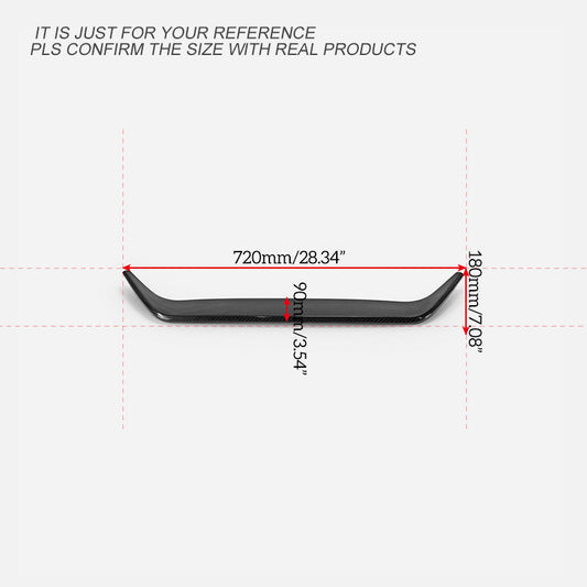 Nissan GTR R35 EBA 2017 2018 2019 2020 2021 2022 2023 with Aftermarket Parts - Front Grille Cover Fiber from EPR USA