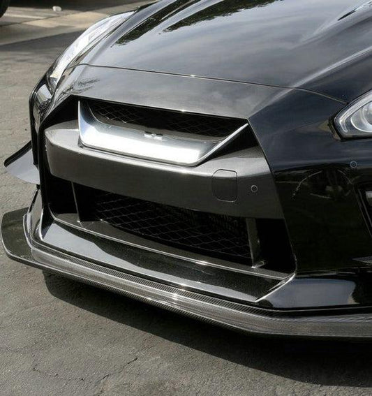 Nissan GTR R35 EBA 2017 2018 2019 2020 2021 2022 2023 with Aftermarket Parts - Front Grille Cover Fiber from EPR USA