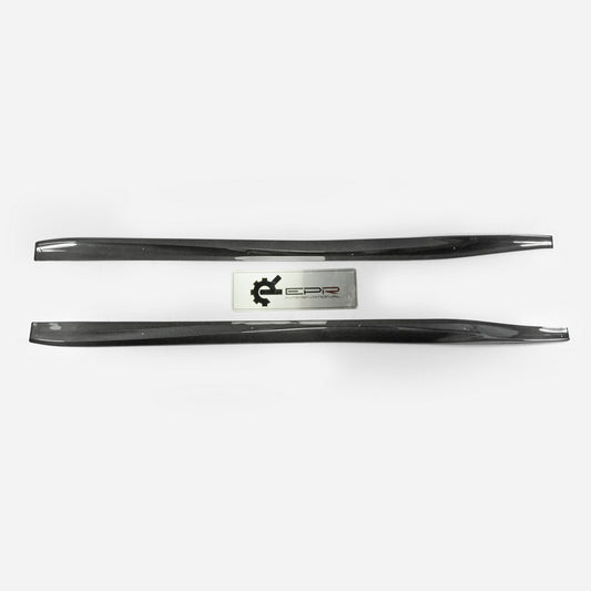 Nissan GTR R35 EBA 2017 2018 2019 2020 2021 2022 2023 2024 with Aftermarket Parts - VRS Style Side Skirts Carbon Fiber / FRP from EPR USA