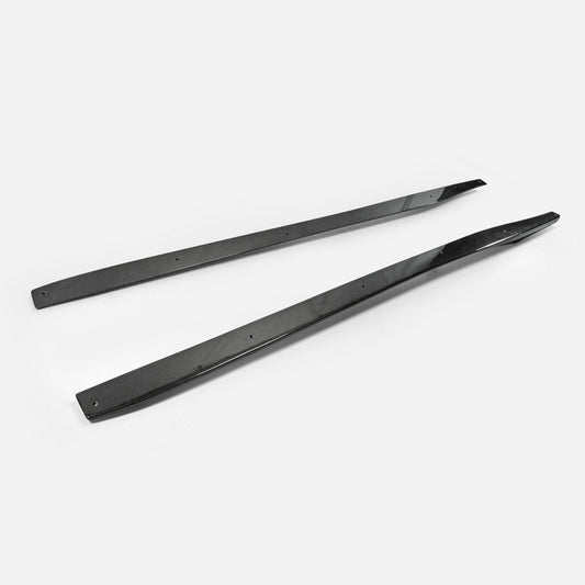 Nissan GTR R35 EBA 2017 2018 2019 2020 2021 2022 2023 2024 with Aftermarket Parts - VRS Style Side Skirts Carbon Fiber / FRP from EPR USA
