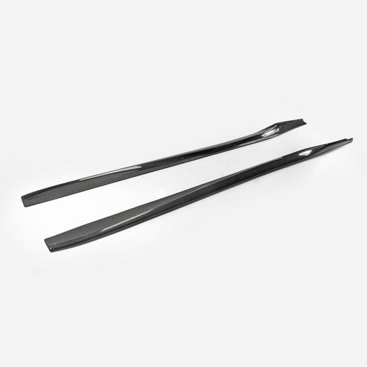 Nissan GTR R35 EBA 2017 2018 2019 2020 2021 2022 2023 2024 with Aftermarket Parts - VRS Style Side Skirts Carbon Fiber / FRP from EPR USA