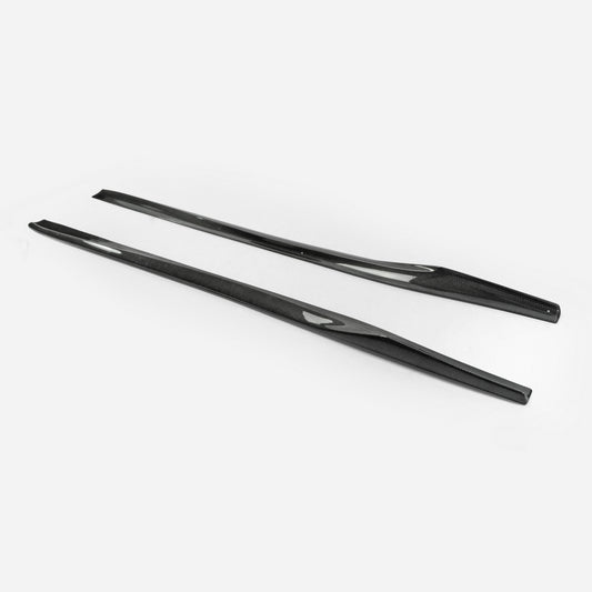 Nissan GTR R35 EBA 2017 2018 2019 2020 2021 2022 2023 2024 with Aftermarket Parts - VRS Style Side Skirts Carbon Fiber / FRP from EPR USA