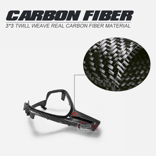 Nissan GTR R35 EBA 2017 2018 2019 2020 2021 2022 2023 with Aftermarket Parts - Steering Wheel Cover Carbon Fiber from EPR USA