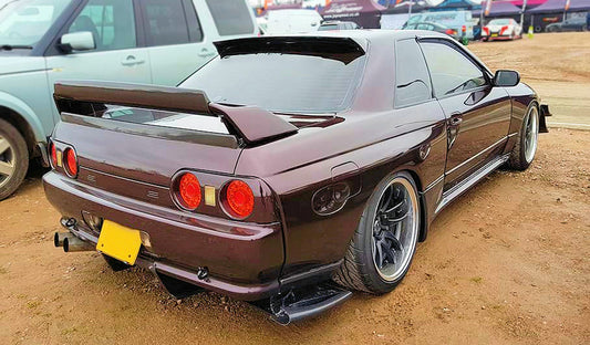 Nissan R32 Skyline GTR 1989 1990 1991 1992 1993 1994 with Aftermarket Parts - FRD Style Rear Spoiler Carbon Fiber / FRP from EPR USA