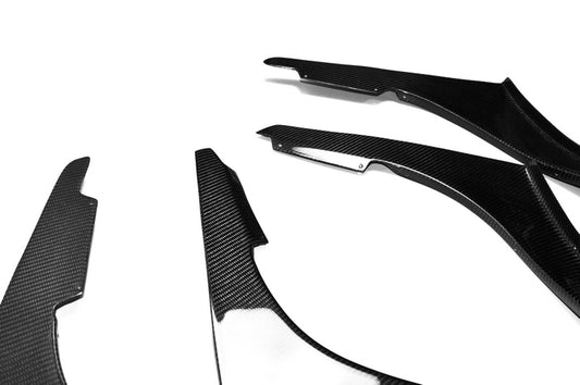 Nissan R32 Skyline GTR 1989 1990 1991 1992 1993 1994 with Aftermarket Parts - TBO Style Front Canards Carbon Fiber / FRP from EPR USA