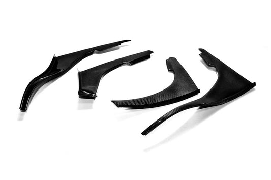 Nissan R32 Skyline GTR 1989 1990 1991 1992 1993 1994 with Aftermarket Parts - TBO Style Front Canards Carbon Fiber / FRP from EPR USA