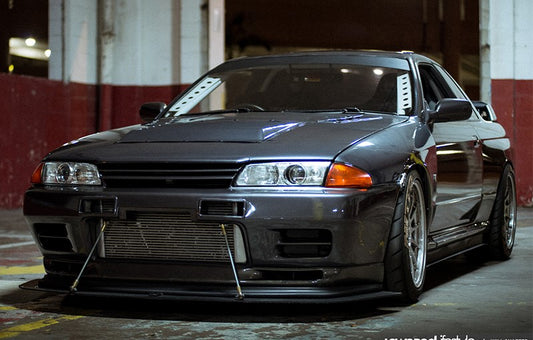 Nissan R32 Skyline GTR 1989 1990 1991 1992 1993 1994 with Aftermarket Parts - Nismo Style Bumper Vents Carbon Fiber / FRP from EPR USA