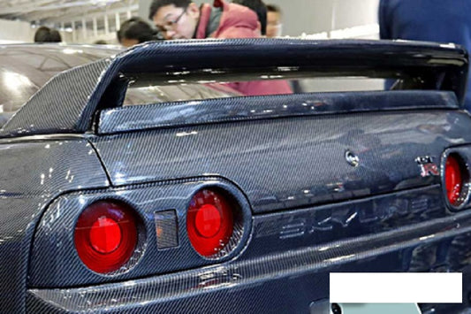 Nissan R32 Skyline GTR 1989 1990 1991 1992 1993 1994 with Aftermarket Parts - Rear Spoiler Carbon Fiber / FRP from EPR USA