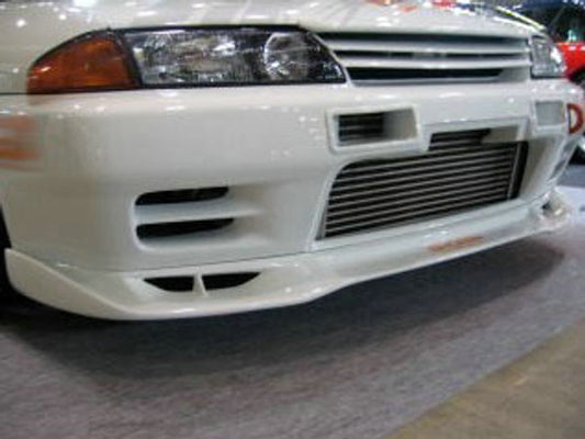 Nissan R32 Skyline GTR 1989 1990 1991 1992 1993 1994 with Aftermarket Parts - SRN Style Front Lip Carbon Fiber / FRP from EPR USA
