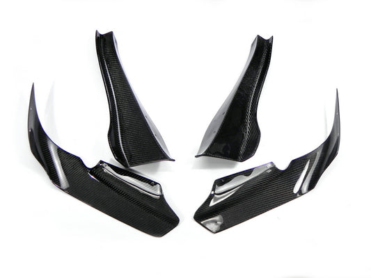 Nissan R33 Skyline GTR 1995 1996 1997 1998 with Aftermarket Parts - AS Style Front Bumper Canard Carbon Fiber / FRP from EPR USA