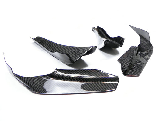 Nissan R33 Skyline GTR 1995 1996 1997 1998 with Aftermarket Parts - AS Style Front Bumper Canard Carbon Fiber / FRP from EPR USA