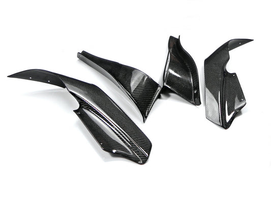 Nissan R33 Skyline GTR 1995 1996 1997 1998 with Aftermarket Parts - AS Style Front Bumper Canard Carbon Fiber / FRP from EPR USA