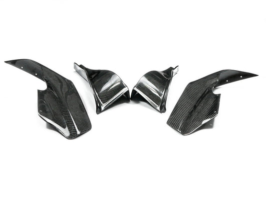 Nissan R33 Skyline GTR 1995 1996 1997 1998 with Aftermarket Parts - AS Style Front Bumper Canard Carbon Fiber / FRP from EPR USA