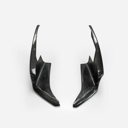 Nissan R33 Skyline GTR 1995 1996 1997 1998 with Aftermarket Parts - Front Bumper Canard Carbon Fiber / FRP from EPR USA