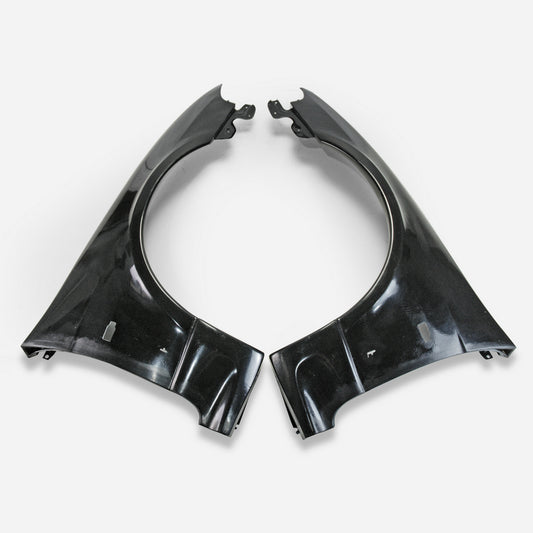 Nissan R33 Skyline GTR 1995 1996 1997 1998 with Aftermarket Parts - Front Wide Vented Fender Carbon Fiber / FRP from EPR USA